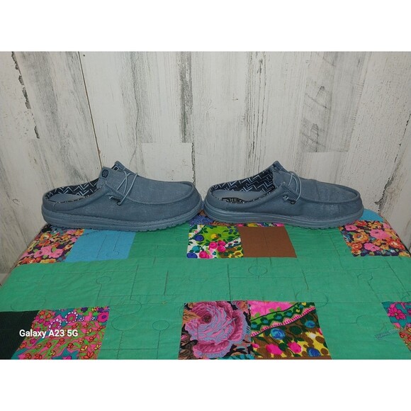 Hey Dude Men's Size 12 Slip On Blue - Picture 4 of 7